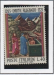 Stamps Italy -  Dante Alighieri poeta /1265-1321)