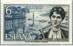 Stamps Spain -  Rosalia de Castro