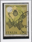 Sellos de Europa - Italia -  Villa Rotonda,Por Andrea Palladio