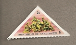 Stamps Maldives -  Madrépora