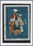 Stamps Italy -  Dia d' Sello, Bailarines enmascarados