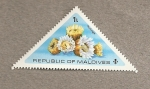 Stamps Asia - Maldives -  Phyllangia