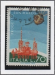 Sellos de Europa - Italia -  Proyecto d' Satélite San Marco