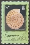 Sellos de America - Dominica -  Caracoles - Architectonica nobilis