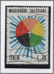 Stamps Italy -  Honrar a l' Misioneros Salesianos