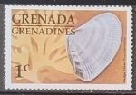 Stamps Grenada -  caracoles - Smaragdia viridis