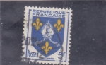 Stamps France -  ESCUDO -SANTONGE