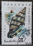Stamps Tanzania -  Caracoles - Vexillum rugosum