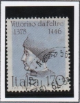 Stamps Italy -  Vittorino da Feltre