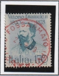 Stamps Italy -  Victor Emanuel II