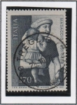 Stamps Italy -  Madre y Niño por Masaccio