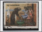 Stamps Italy -  San Francisco por l' Leprosos