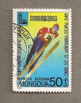 Sellos de Asia - Mongolia -   Juegos olímpicosLake Placid1980