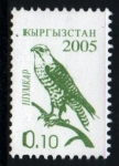 Stamps Asia - Kyrgyzstan -  Halcón peregrino
