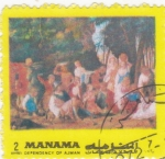 Stamps Bahrain -  PINTURA-