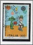 Sellos de Europa - Italia -  Dibujos d' Niños, Astronauta