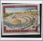 Stamps Italy -  Turismo, Anfiteatro Griego, Siracusa