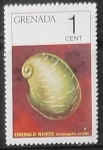 Stamps Grenada -  Caracoles - Smaragdia viridis