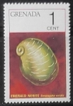 Stamps Grenada -  Caracoles - Smaragdia viridis