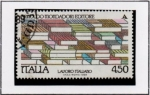 Stamps : Europe : Italy :  Trabajo, Editorial, Mondadori