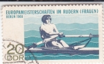 Stamps : Europe : Germany :  Campeonato Europeo de Remo Femenino, Berlín