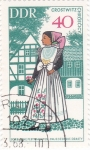 Stamps : Europe : Germany :  traje típico 