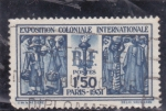 Stamps France -  exposición colonial París