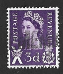Stamps United Kingdom -  1 - Isabel II del Reino Unido (ESCOCIA)