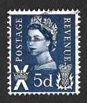 Stamps United Kingdom -  11 - Isabel II del Reino Unido (ESCOCIA)