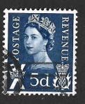 Stamps United Kingdom -  11 - Isabel II del Reino Unido (ESCOCIA)