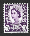 Stamps United Kingdom -  1 - Isabel II del Reino Unido (GALES)