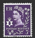 Stamps United Kingdom -  1 - Isabel II del Reino Unido (NORTE DE IRLANDA)