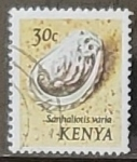 Stamps Kenya -  caracoles - Sanhaliotis varia