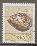 Sellos de Africa - Kenya -  caracoles - Mauritia mauritania