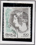 Stamps Italy -  Mujeres en el Arte, Velca Youg