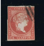 Stamps Spain -  Edifil  nº  44  Isabel II