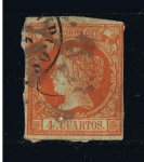 Stamps Europe - Spain -  Edifil  nº  52  Isabel II