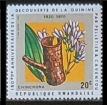 Stamps Rwanda -  Flores - Cinchona 