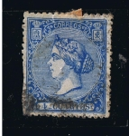 Stamps Spain -  Edifil  nº  81  Isabel II