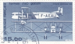 Stamps France -  avión Farman F60 Goliat