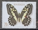 Sellos de Africa - Rwanda -  Mariposas - Papilio demodocus