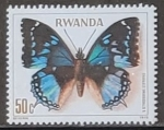 Sellos de Africa - Rwanda -  Mariposas - Precis octavia