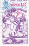 Stamps France -  deporte para todos