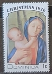 Sellos del Mundo : America : Dominica : La Virgen y el Niño - Bellini