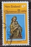 Sellos de Oceania - Nueva Zelanda -  La Virgen y el Niño - Lorenzo Ghiberti