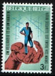 Stamps Belgium -  Prevención de accidentes industriales