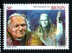 Stamps Benin -  serie- Papa Juan Pablo II