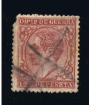 Stamps Europe - Spain -  Edifil  nº  188   Alfonso   XII   Impuesto de guerra