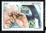 Stamps Benin -  serie- Viajes de Juan Pablo II