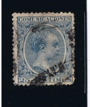 Stamps Spain -  Edifil  nº  221    Alfonso XIII